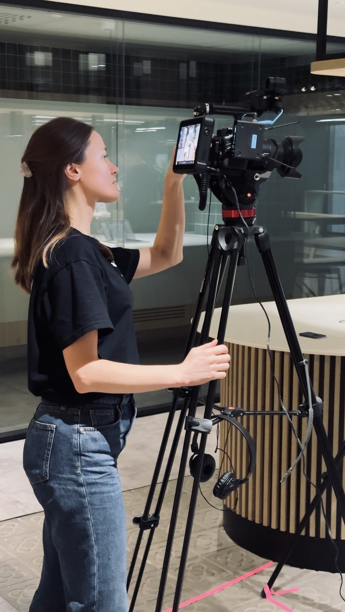 Behind the scenes photo