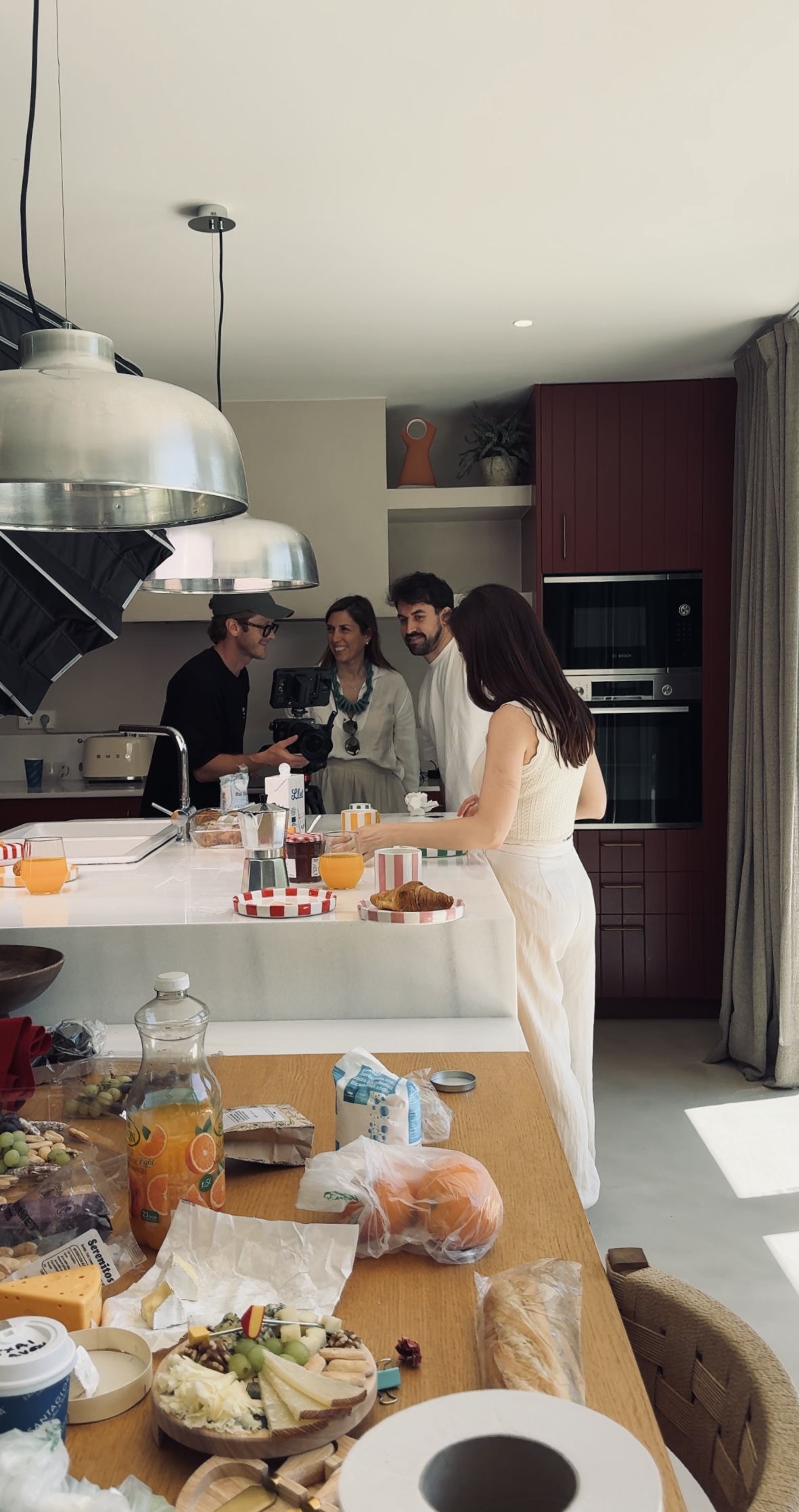 Behind the scenes photo