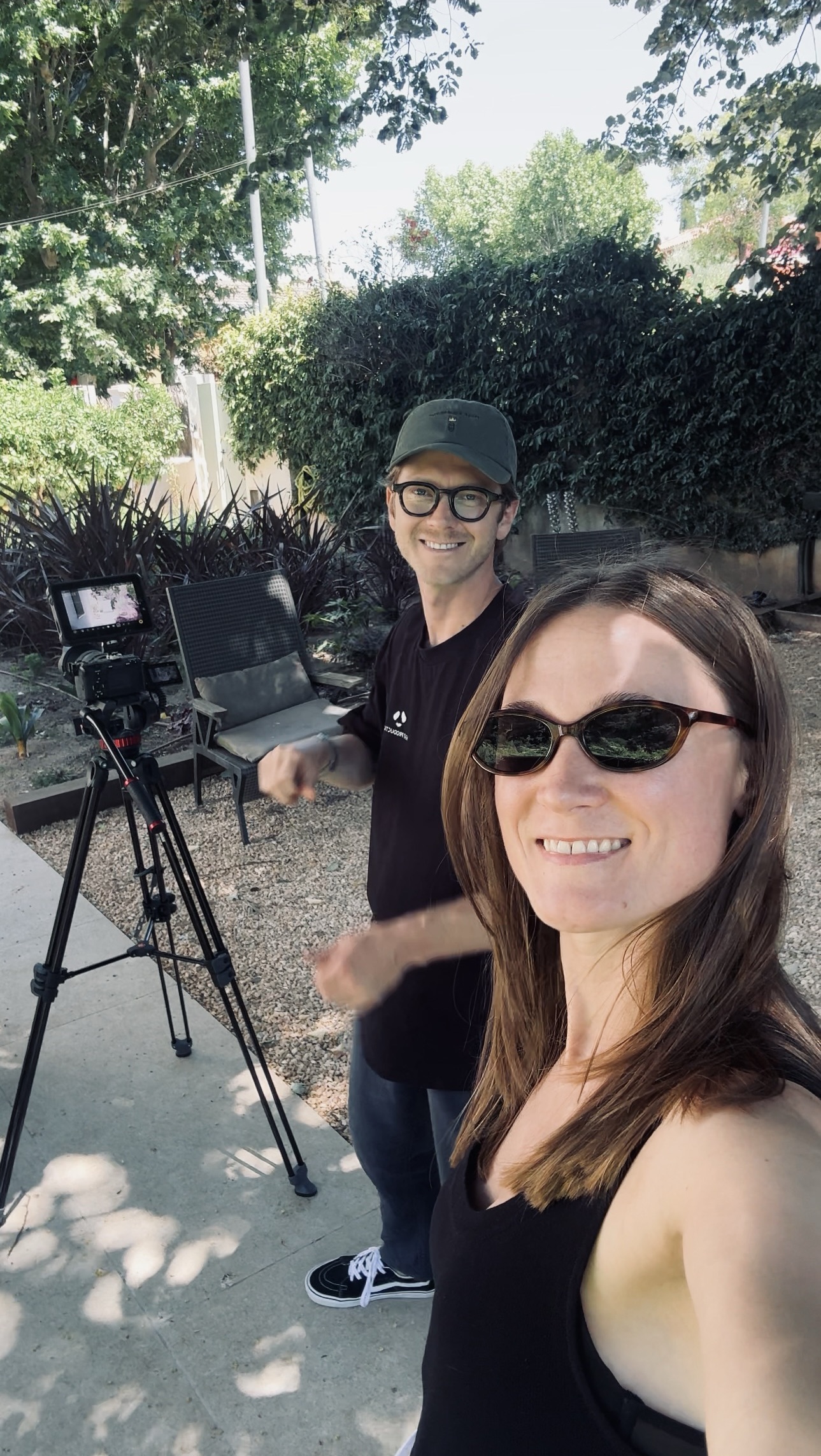 Behind the scenes photo