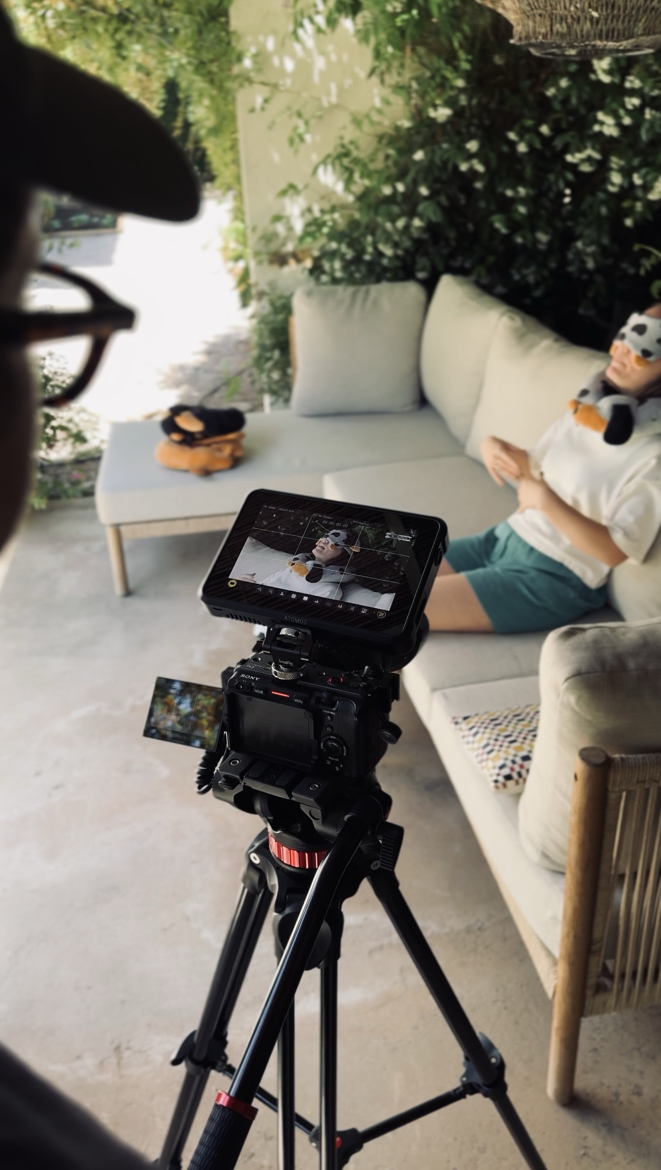 Behind the scenes photo