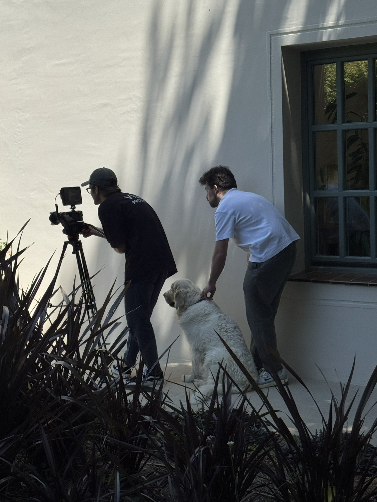 Behind the scenes photo