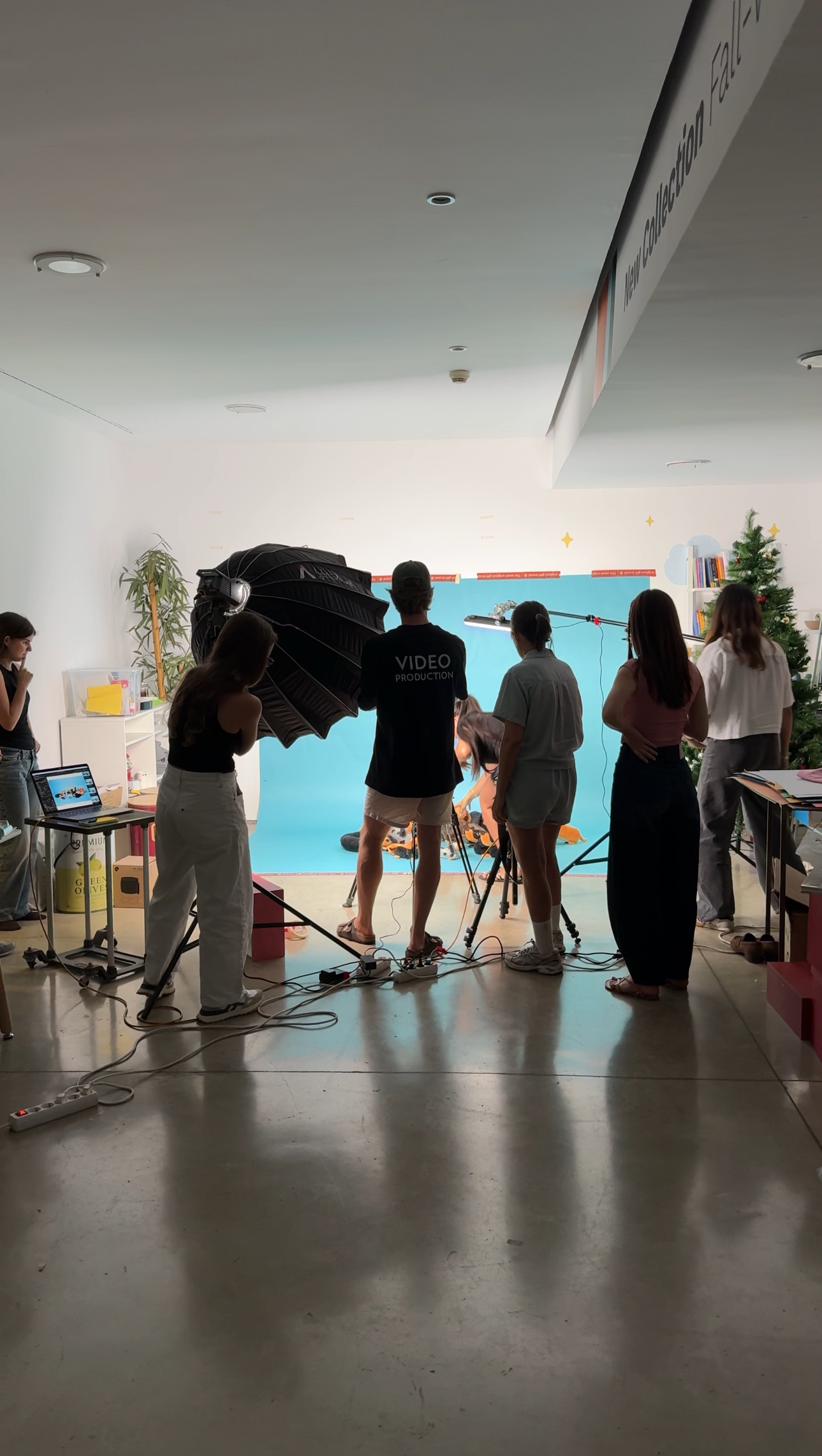 Behind the scenes photo
