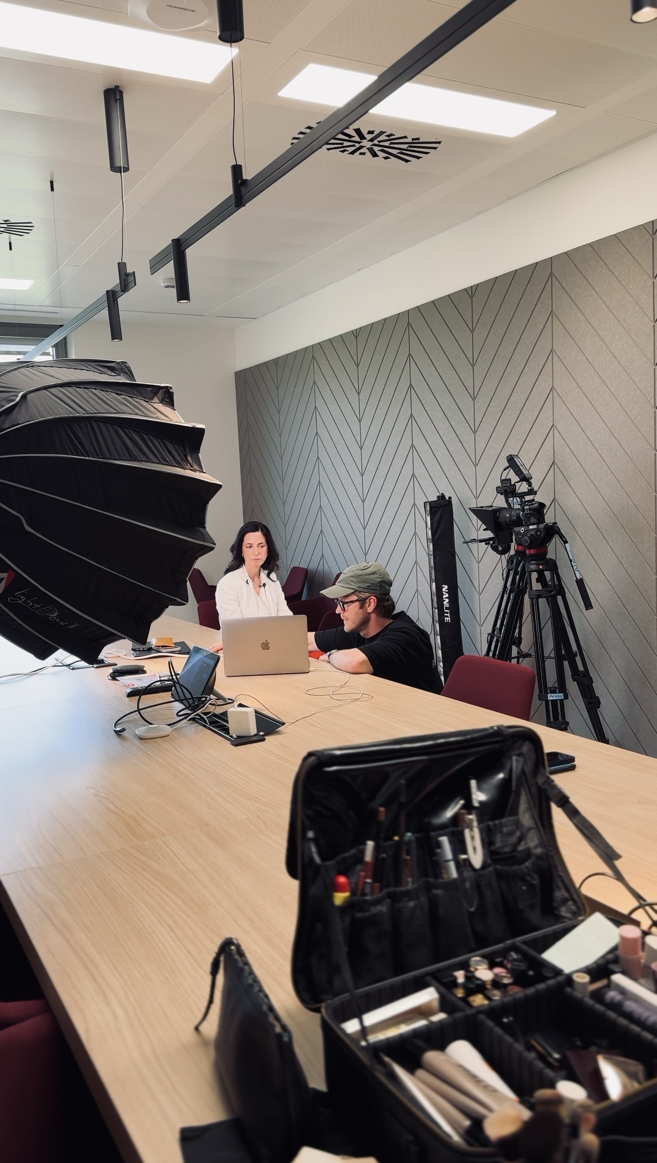 Behind the scenes photo