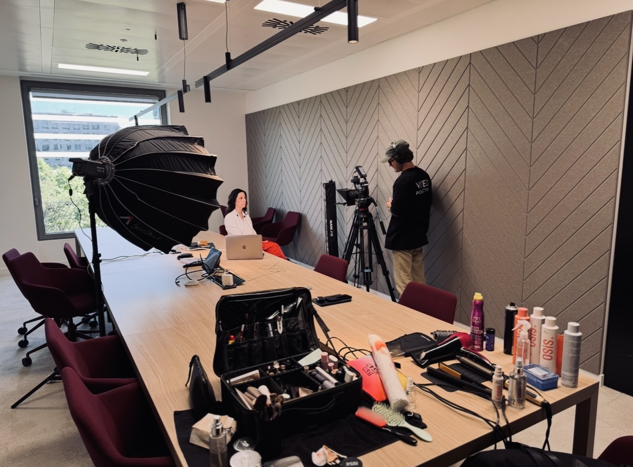 Behind the scenes photo