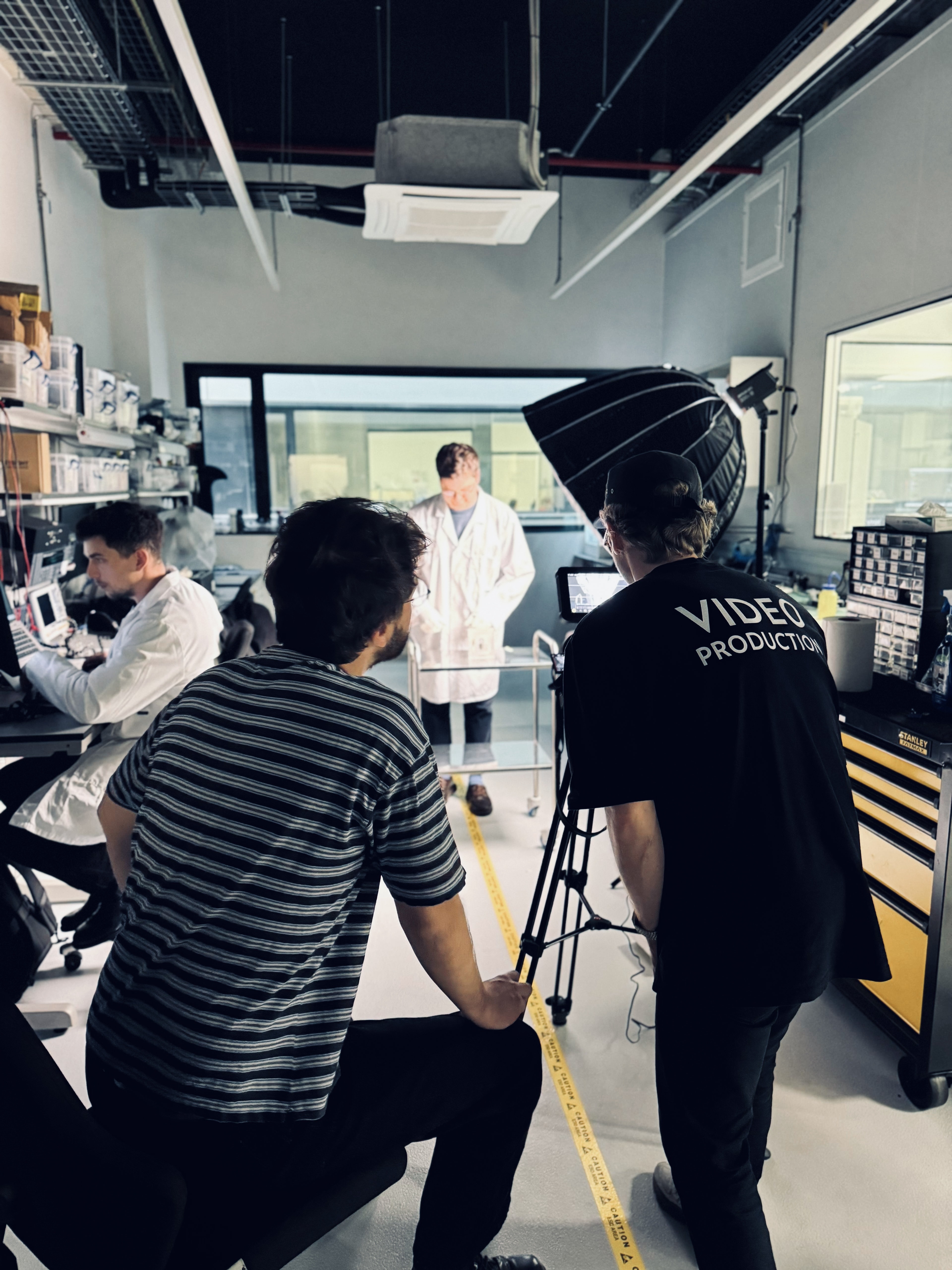 Behind the scenes photo